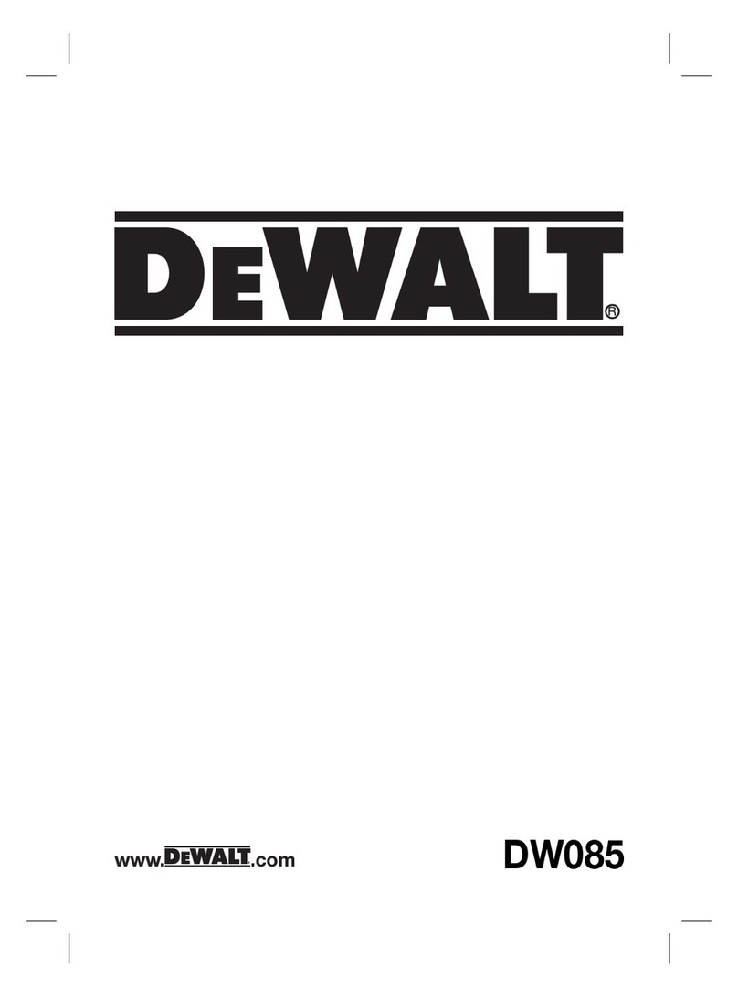 DeWalt DW085 Original instructions