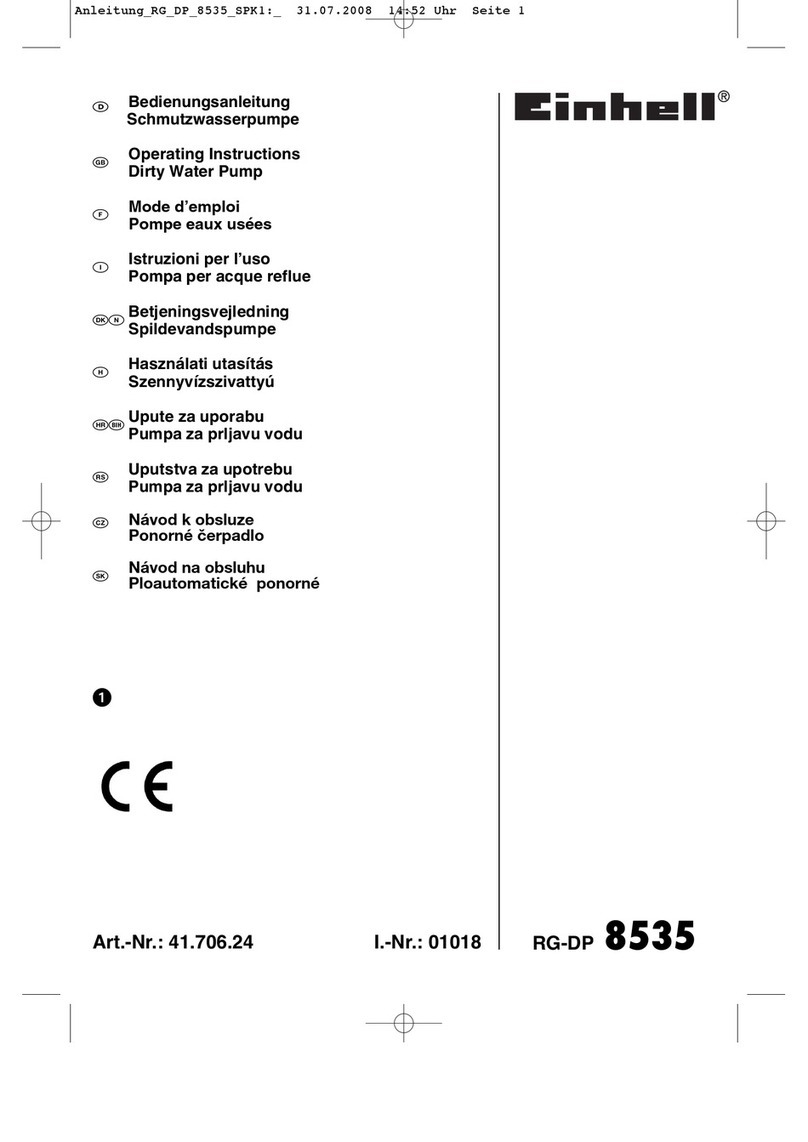 EINHELL RG-DP 8535 operating instructions
