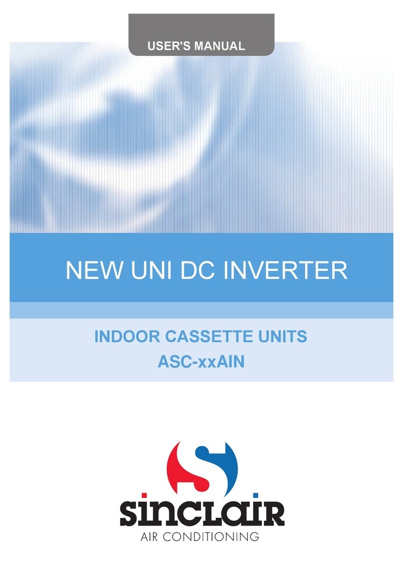 Sinclair ASC-XXAIN User manual Sinclair ASC-XXAIN User manual