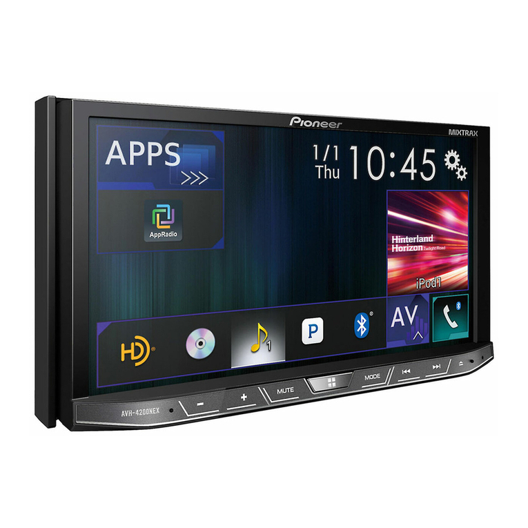 Pioneer avh-4200nex owner's manual