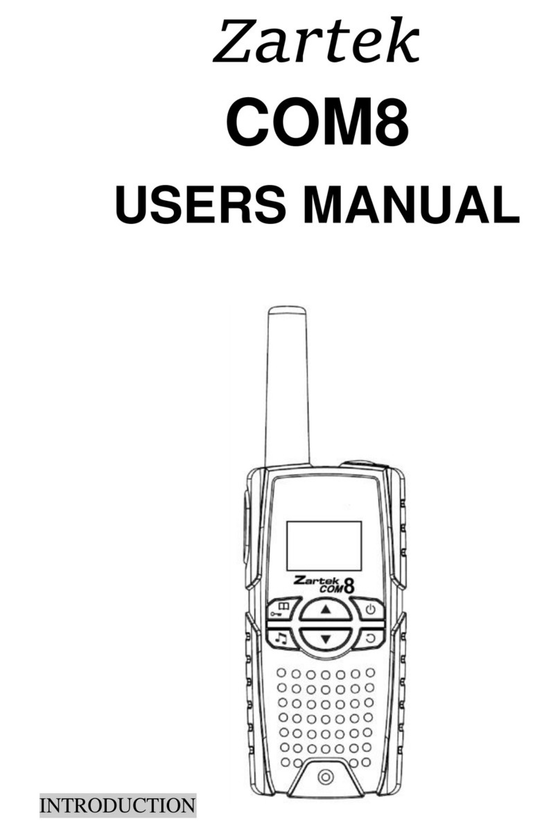 Zartek COM8 User manual Zartek COM8 User manual
