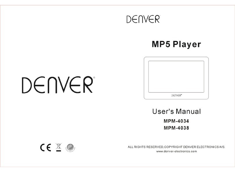 Denver MPM-4034 user manual