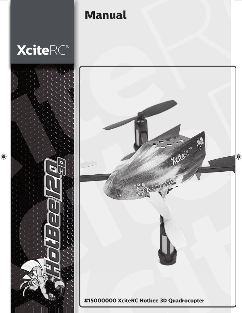 XciteRC Hotbee 3D User manual
