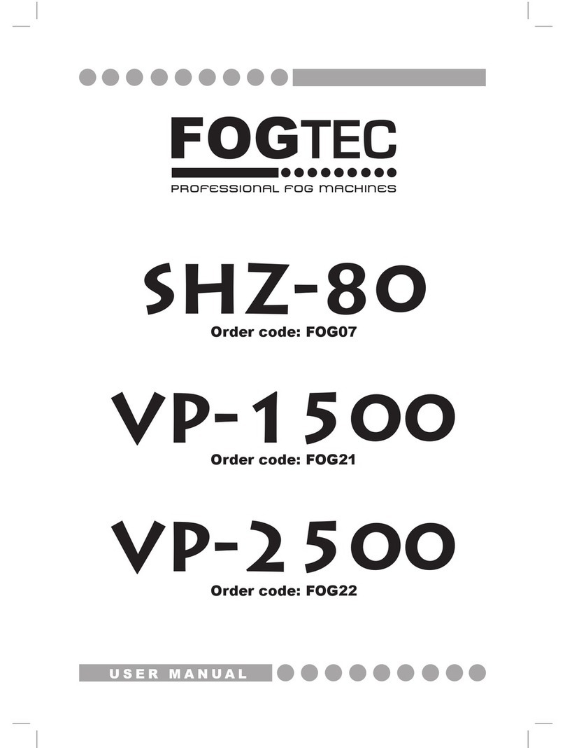 Fogtec SHZ-80 user manual