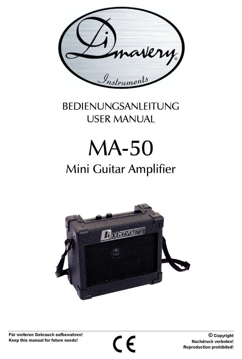 Dimavery MA-50 User manual
