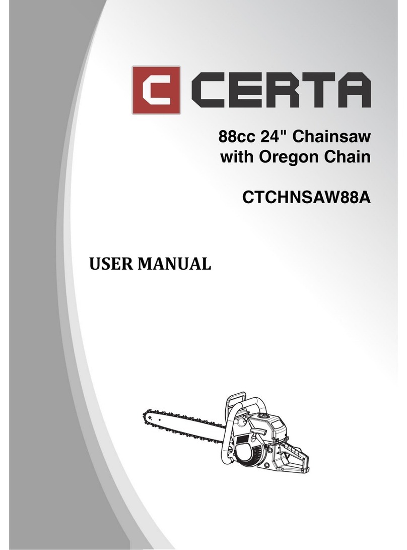 Certa CTCHNSAW88A User manual