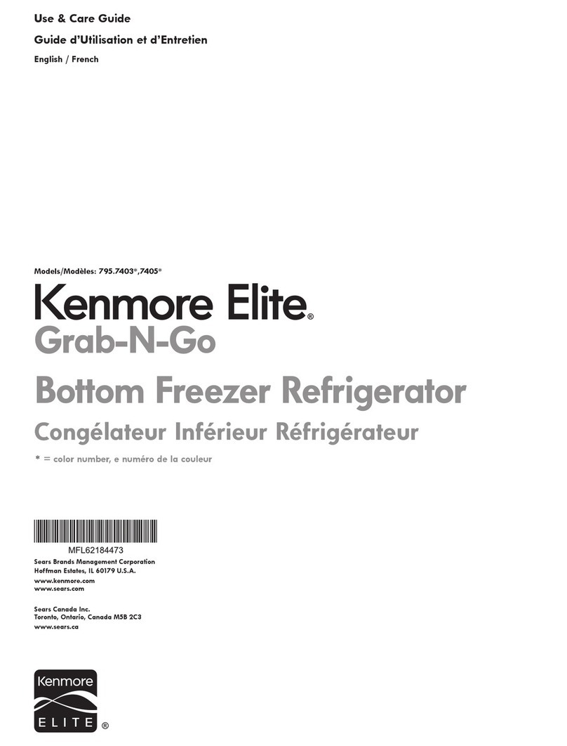Kenmore 795.7403 series User manual