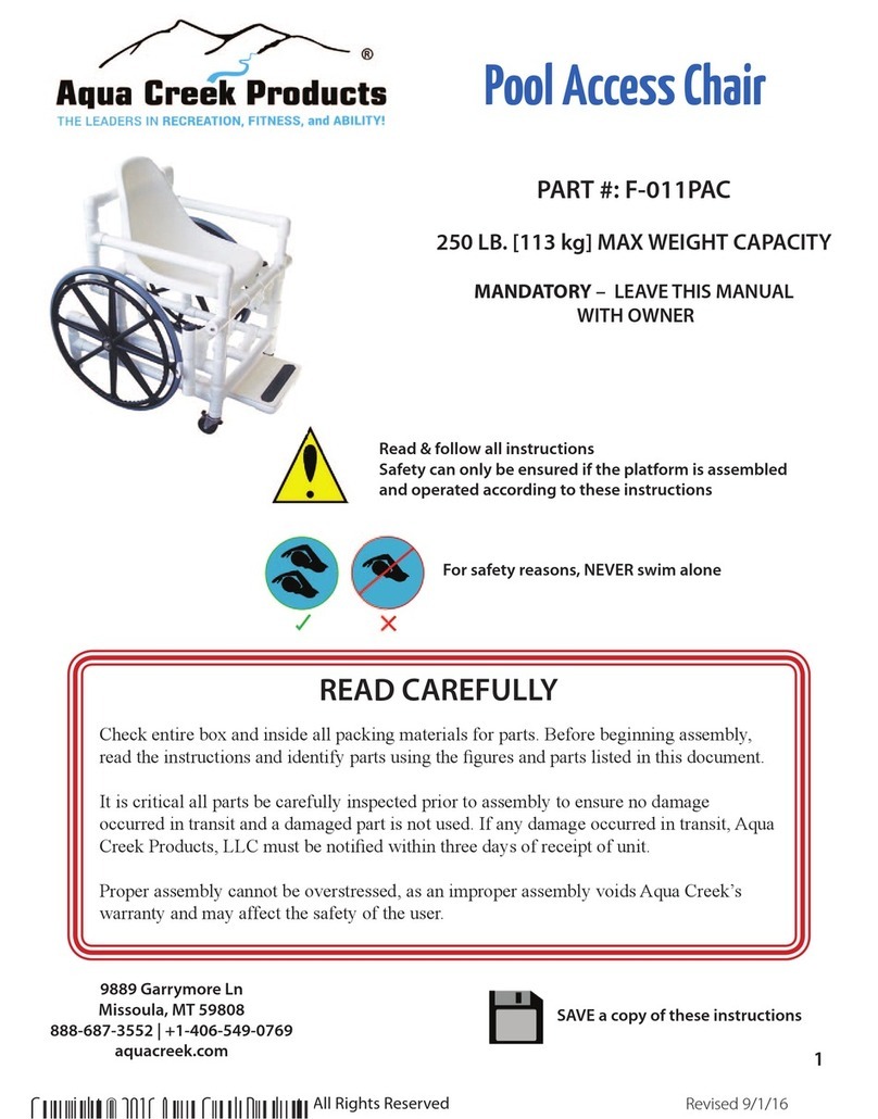 Aqua Creek F-011PAC User manual
