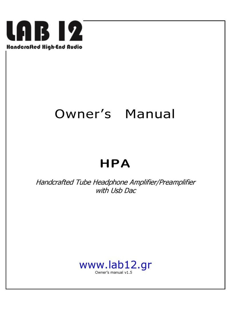 lab12 HPA owner's manual