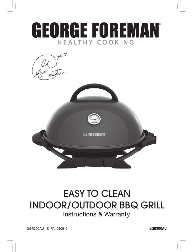 George Foreman GGR300AU Installation instructions manual George Foreman GGR300AU Installation instructions manual