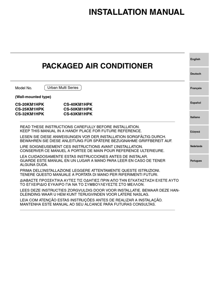 Panasonic CS-20KM1HPK User manual