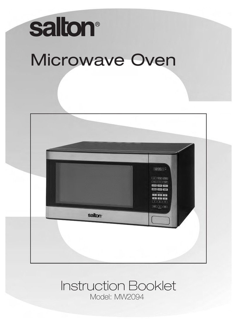 Salton MW2094 Instruction booklet