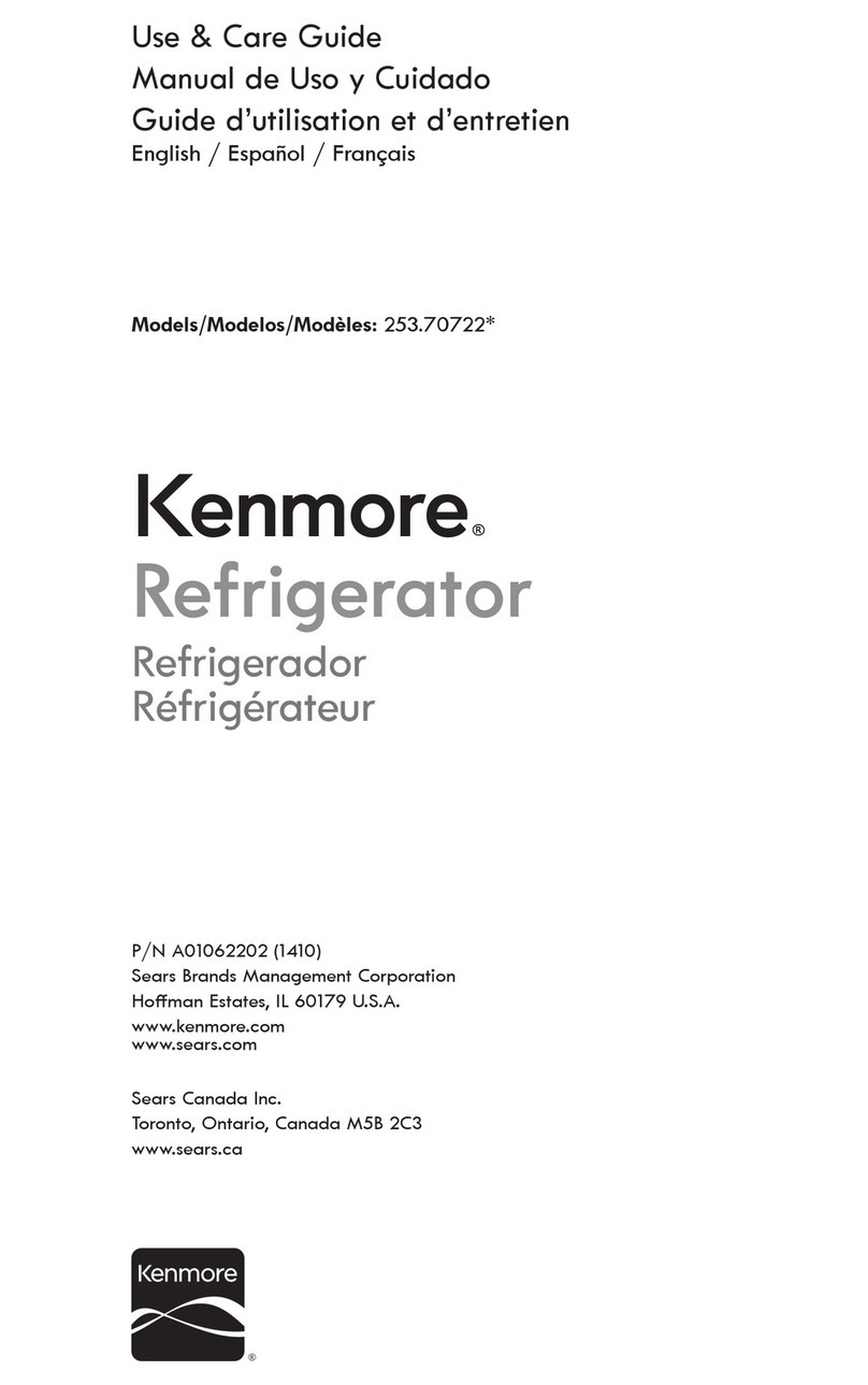 Kenmore 253.70722 SERIES Use & care guide Kenmore 253.70722 SERIES Use & care guide
