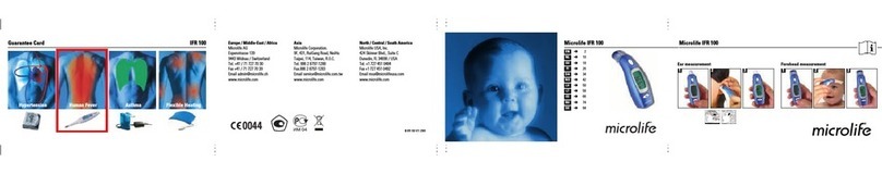 Microlife IFR 100 User manual