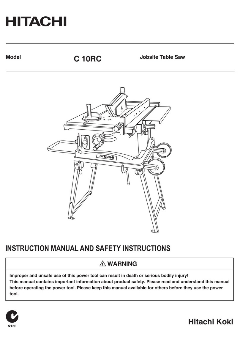Hitachi C 10RC Operator's manual