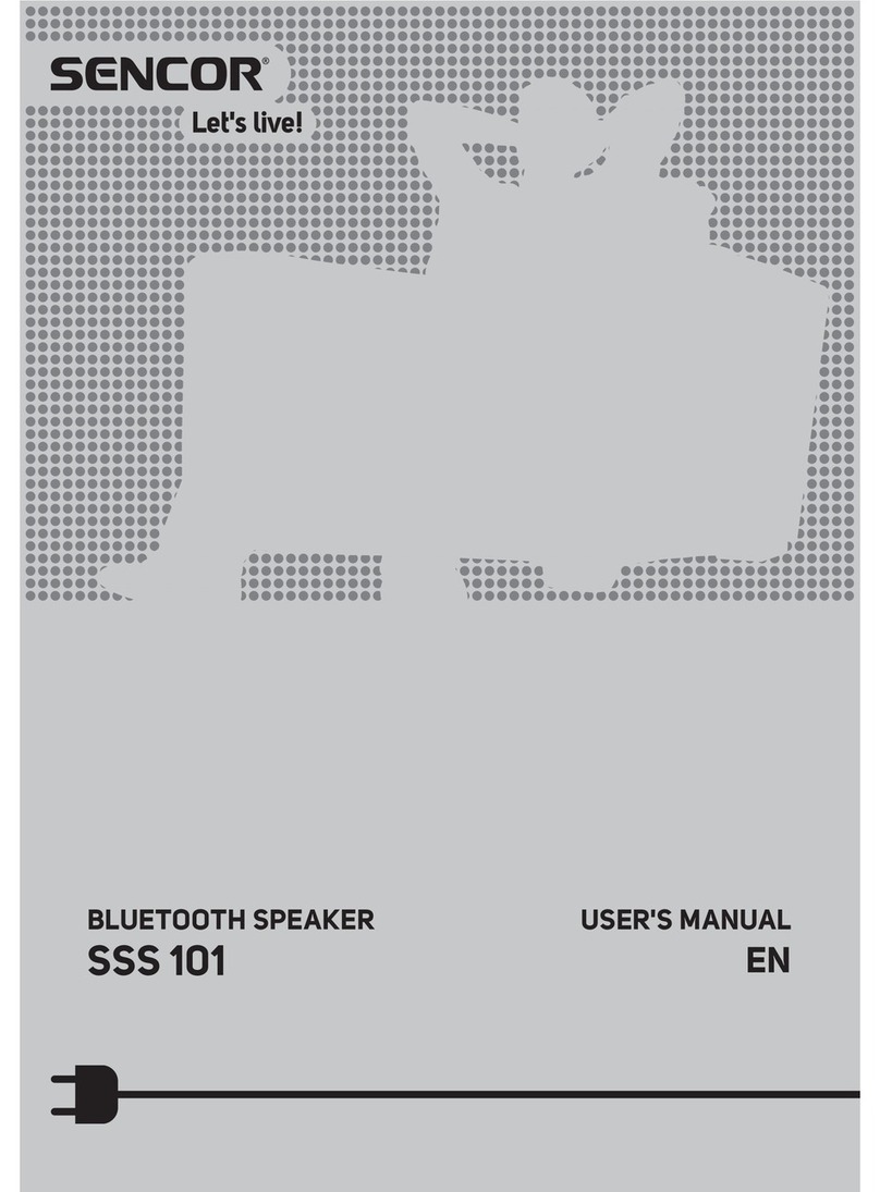 Sencor SSS 101 User manual Sencor SSS 101 User manual
