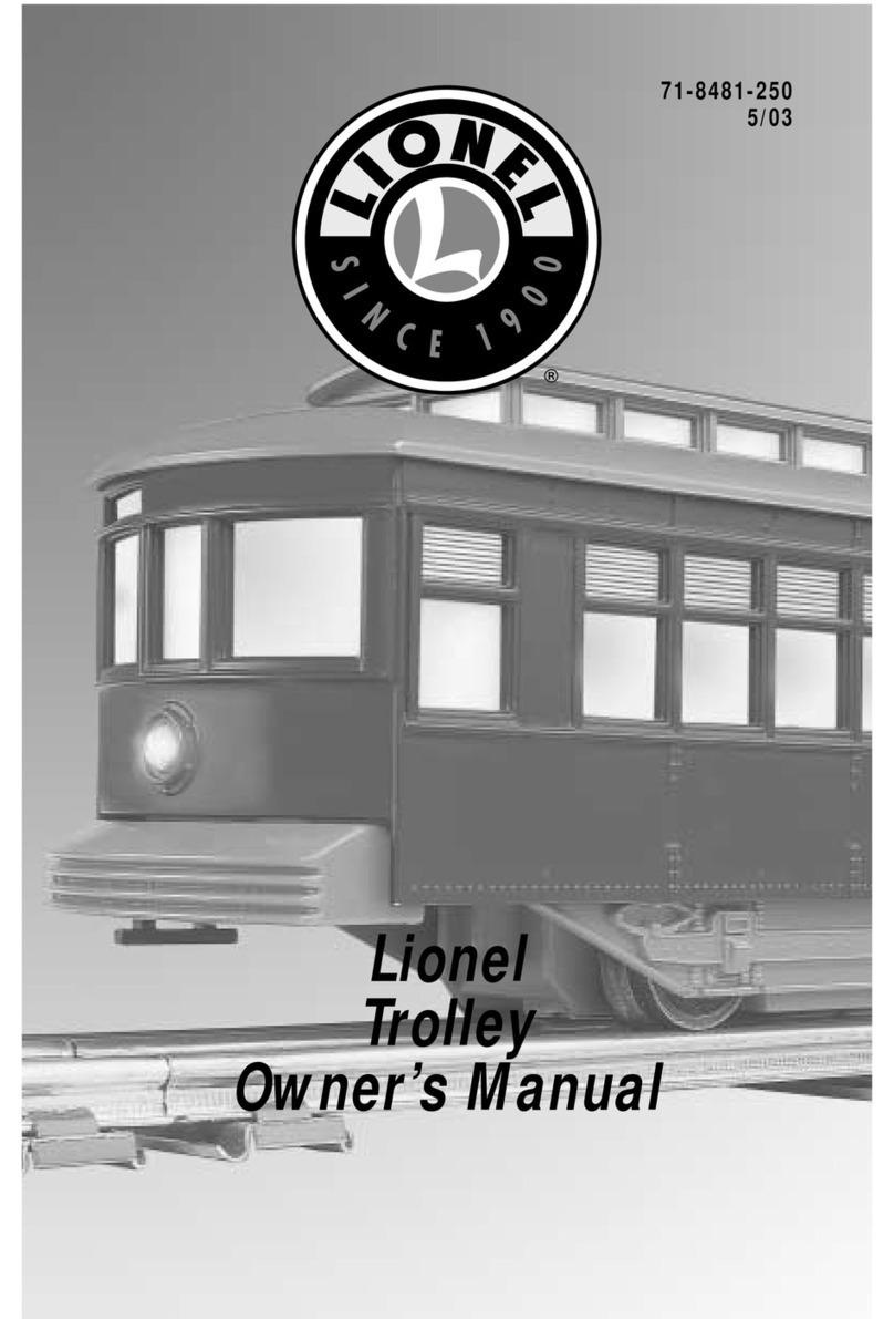 Lionel Trolley User manual