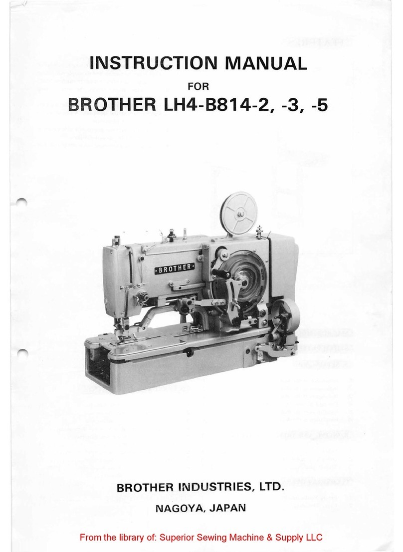 Brother LH4-B814-2 instruction manual
