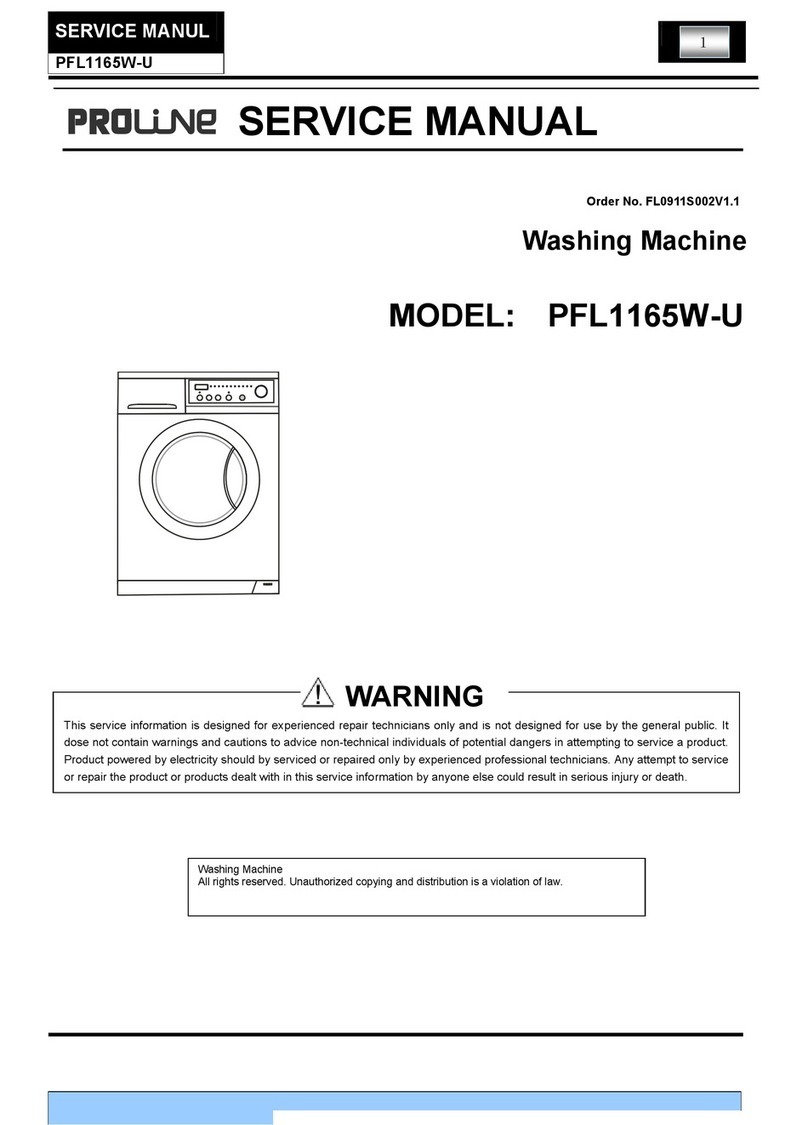Proline PFL1165W-U User manual Proline PFL1165W-U User manual