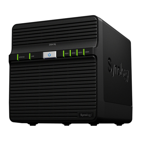 Synology diskstation DS416J User manual Synology diskstation DS416J User manual
