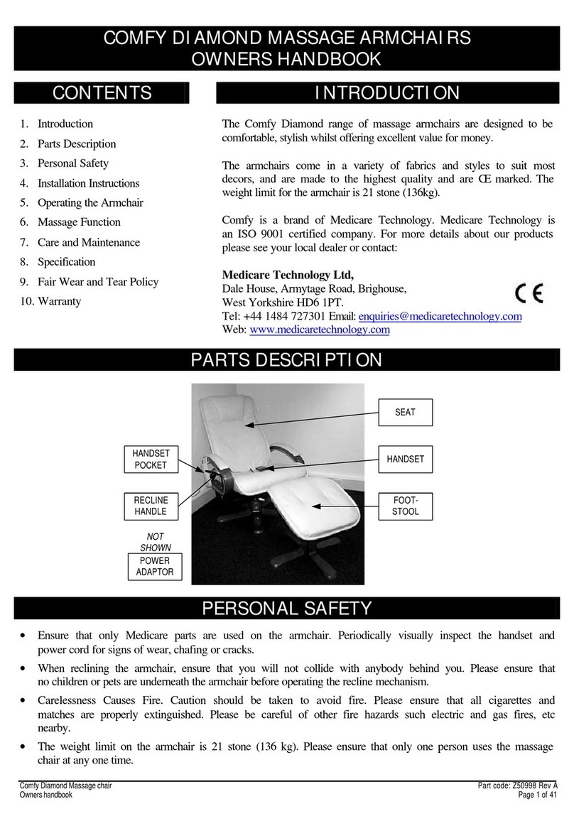 Medicare Technology comfy diamond User guide