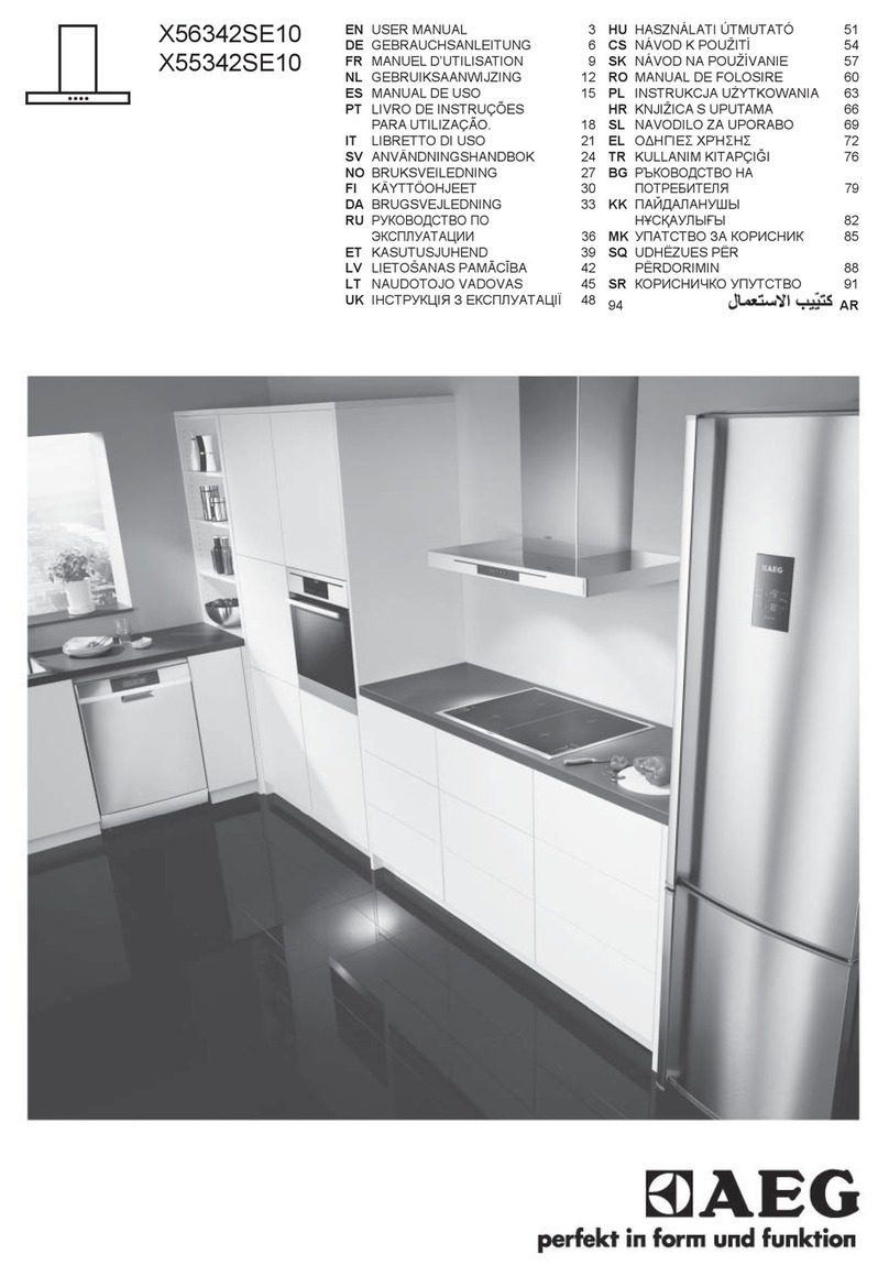 AEG X56342SE10 User manual AEG X56342SE10 User manual