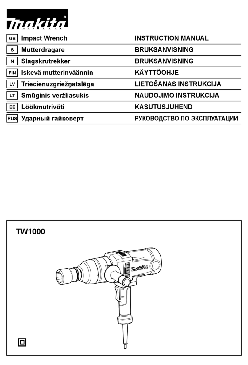 Makita tw1000 User manual
