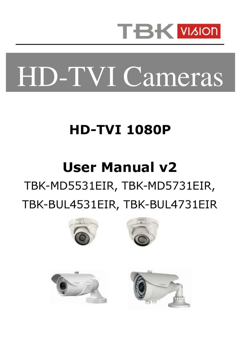 TBK vision TBK-MD5531EIR User manual