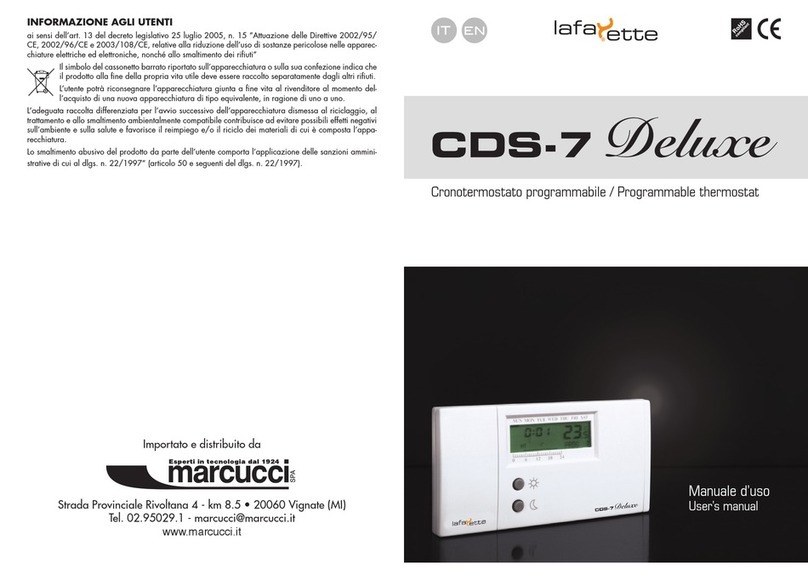 Marcucci cds-7 deluxe user manual