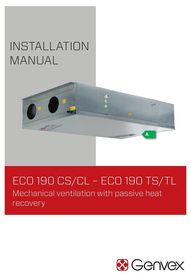 Genvex ECO 190 CS/CL installation manual Genvex ECO 190 CS/CL installation manual