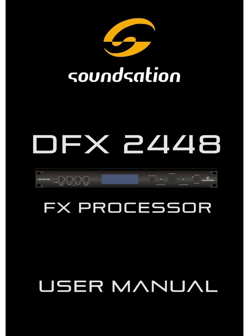 Sound Sation DFX 2448 user manual