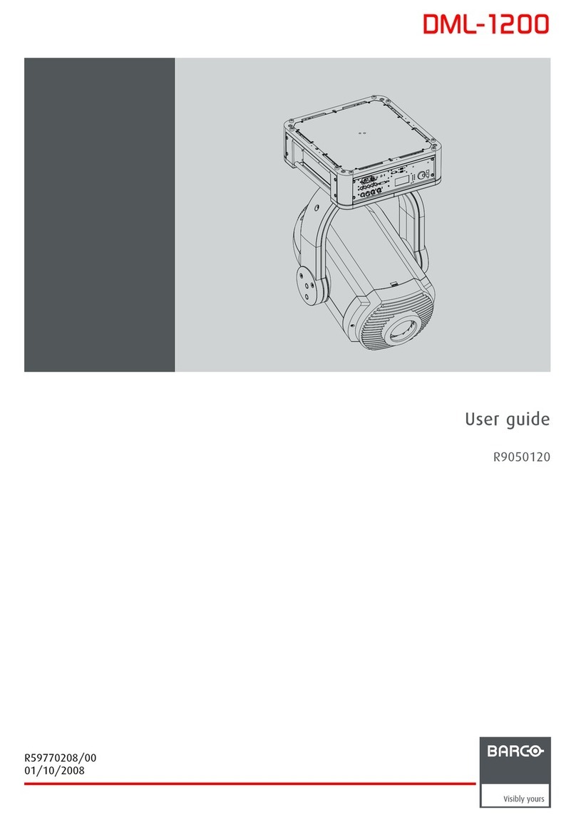 Barco DML-1200 user guide