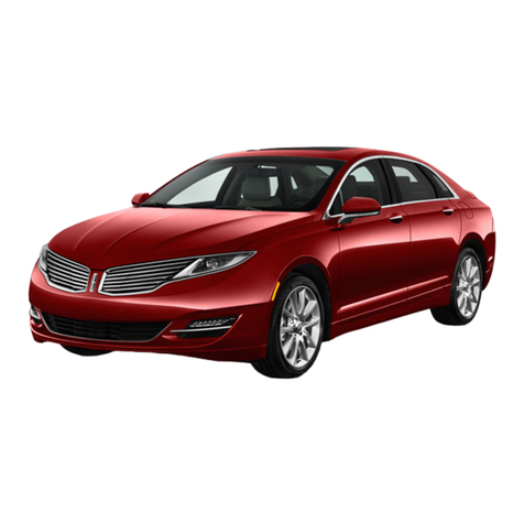 Lincoln 2013 MKZ owner's manual