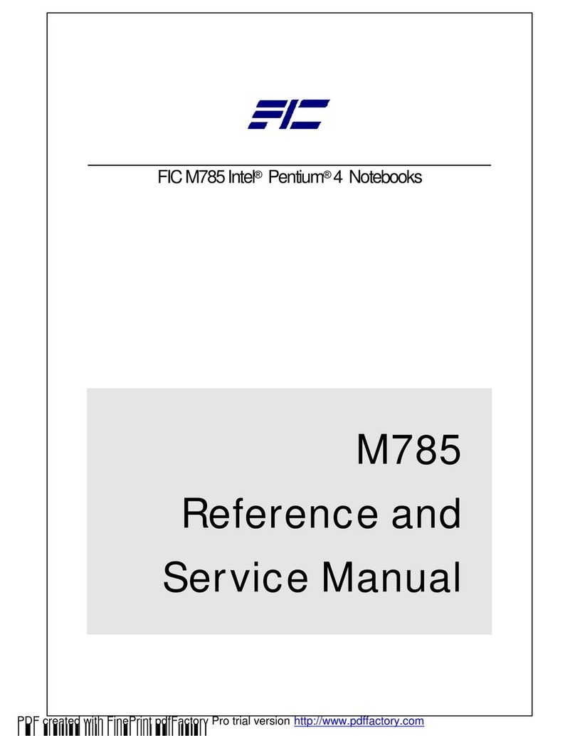 FIC M785 Reference and service manual