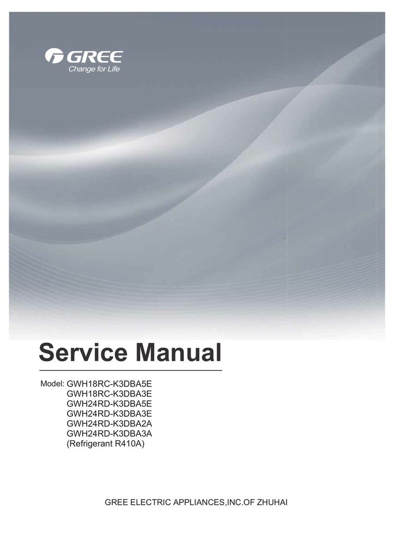 Gree GWH18RC-K3DBA5E User manual