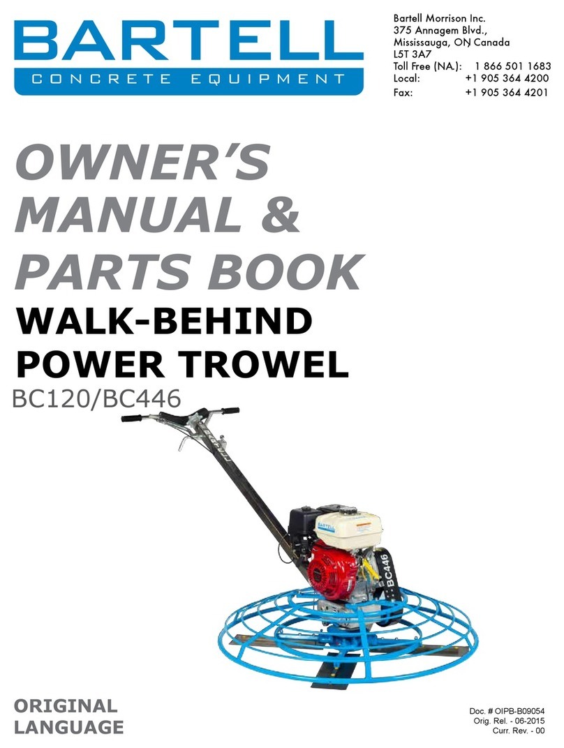 Bartell BC120 owner's manual