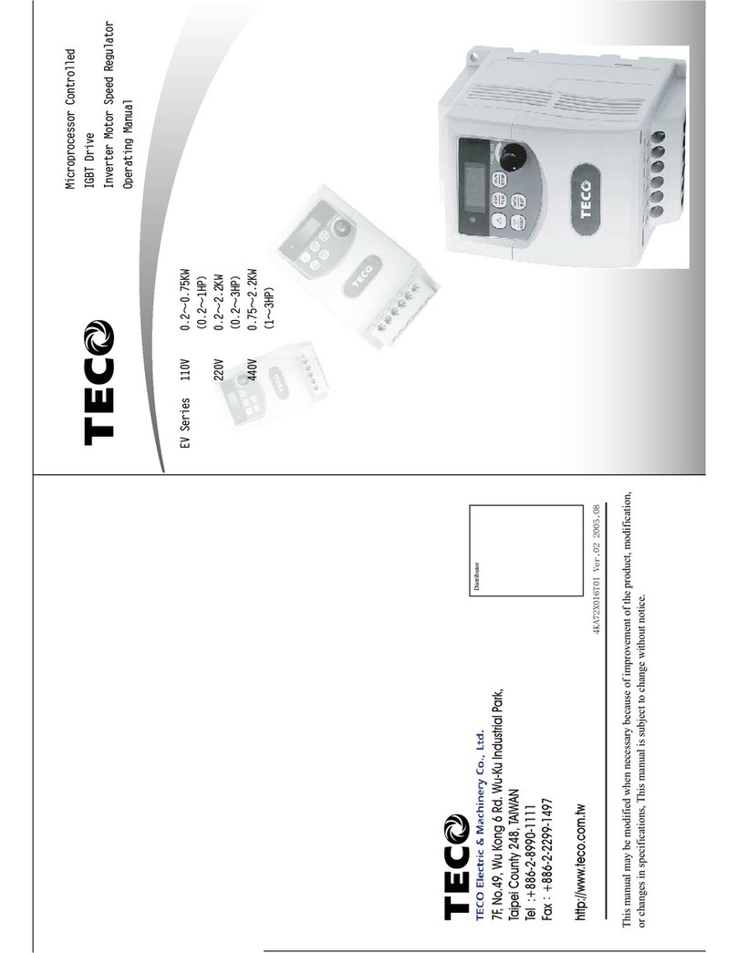 TECO 7300EV quick start guide