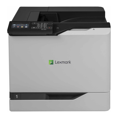 Lexmark CS820 Series User manual