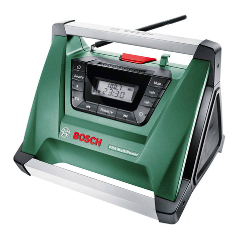 Bosch PRA MultiPower Original instructions