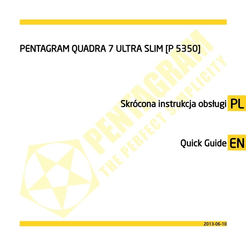 Pentagram QUADRA 7 P 5350 quick guide