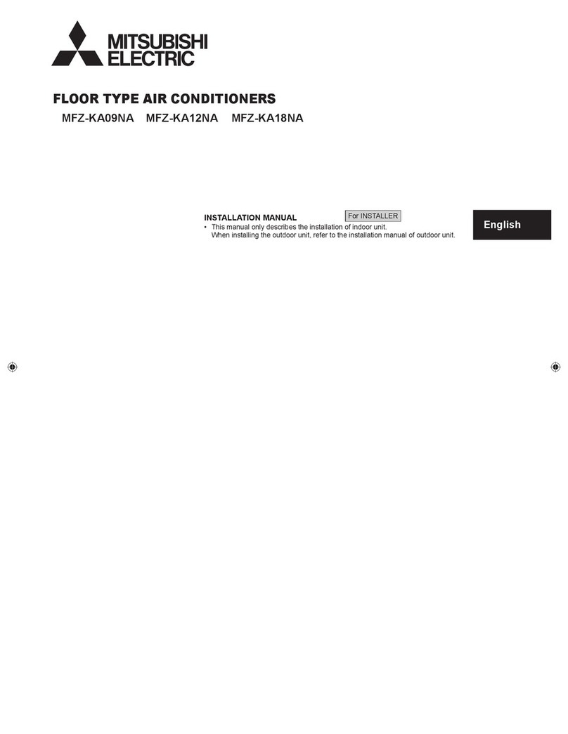 Mitsubishi Electric Mr.Slim MFZ-KA09NA User manual