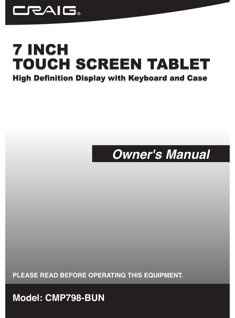 Craig CMP798-BUN User manual