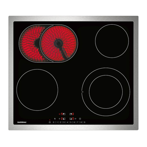 Gaggenau GE273 instruction manual