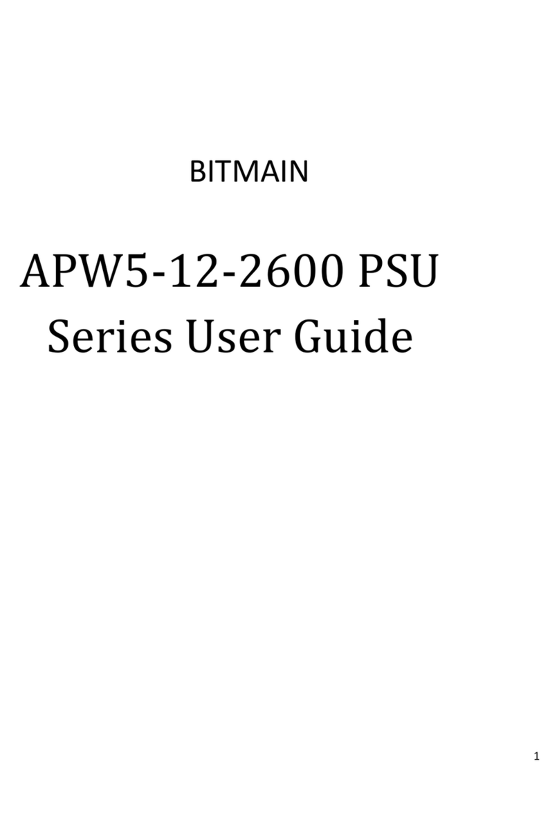 BITMAIN apw5-12-2600 series user guide