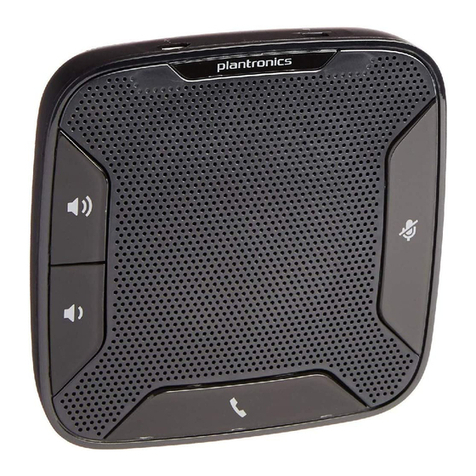 Plantronics calisto 610-m quick start guide