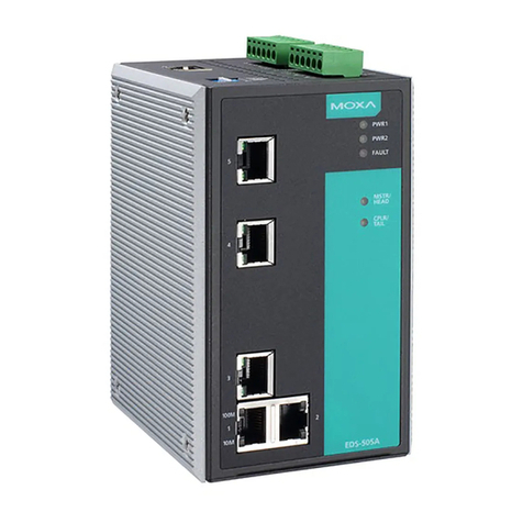 Moxa Technologies EDS-505A Series installation guide Moxa Technologies EDS-505A Series installation guide