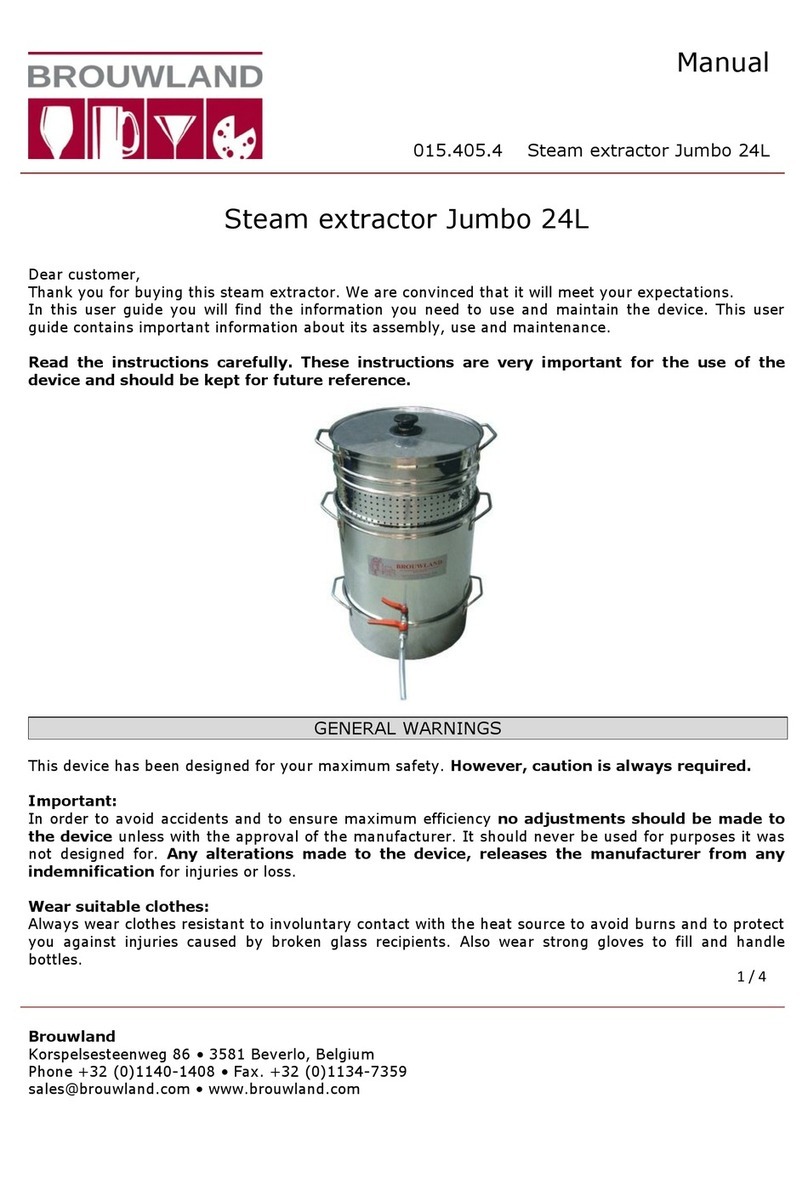 Brouwland Jumbo 24L user manual