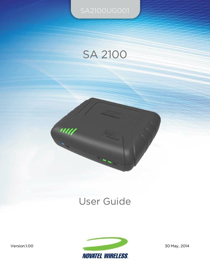 Novatel SA2100UG001 user guide