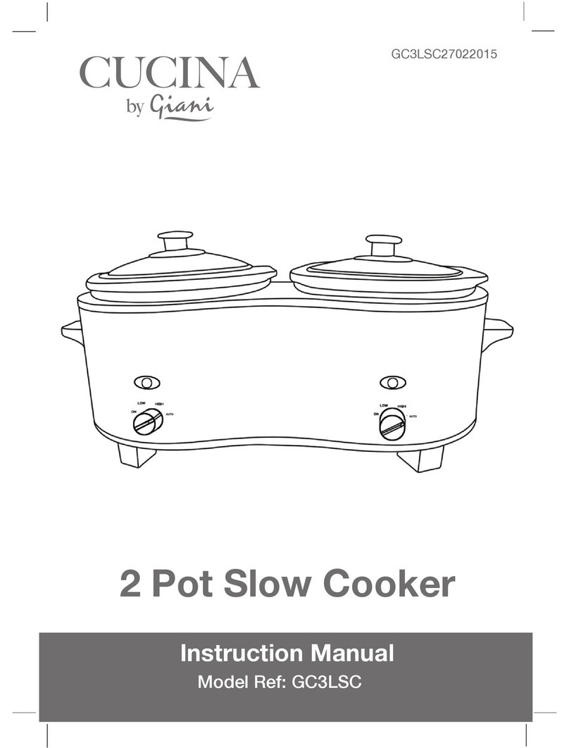Cucina GC3LSC instruction manual