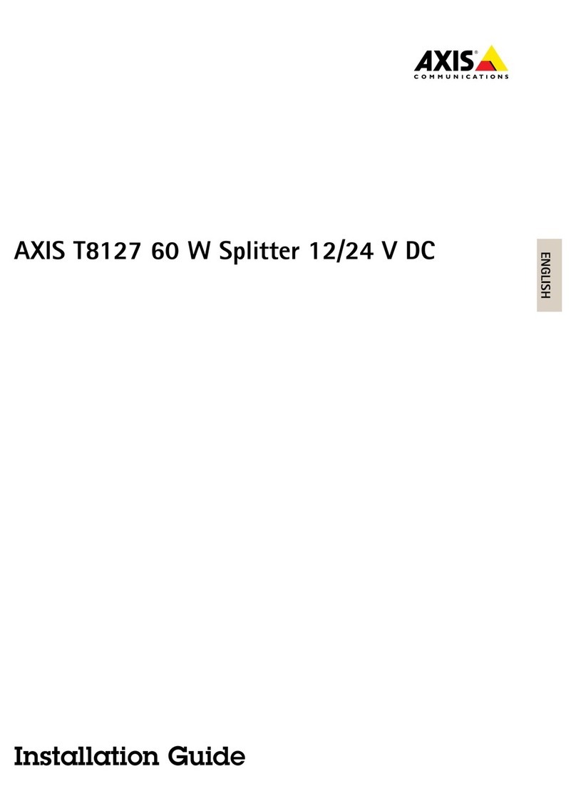 Axis T8127 installation guide